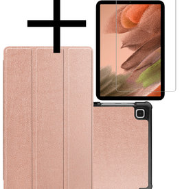 NoXx NoXx Samsung Galaxy S6 Lite Hoes Met Screenprotector - Rose Goud