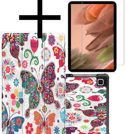 NoXx NoXx Samsung Galaxy S6 Lite Hoes Met Screenprotector - Vlinder