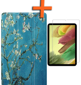 Nomfy Nomfy Samsung Galaxy S6 Lite Hoes Met Screenprotector - Bloesem