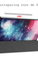 BASEY. Hoesje Geschikt voor Samsung Galaxy Tab S6 Lite Hoes Case Tablet Hoesje Tri-fold Met Screenprotector - Hoes Geschikt voor Samsung Tab S6 Lite Hoesje Hard Cover Bookcase Hoes - Galaxy