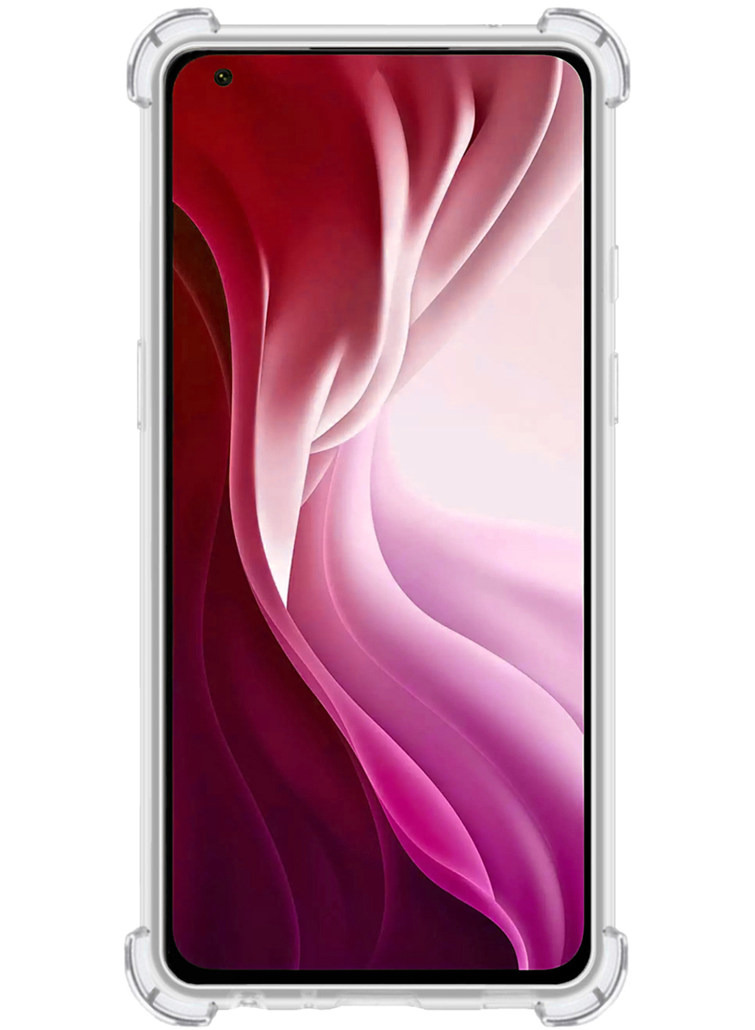 NoXx Hoes Geschikt voor Xiaomi Mi 11 Hoesje Siliconen Cover Shock Proof Back Case Shockproof Hoes - Transparant