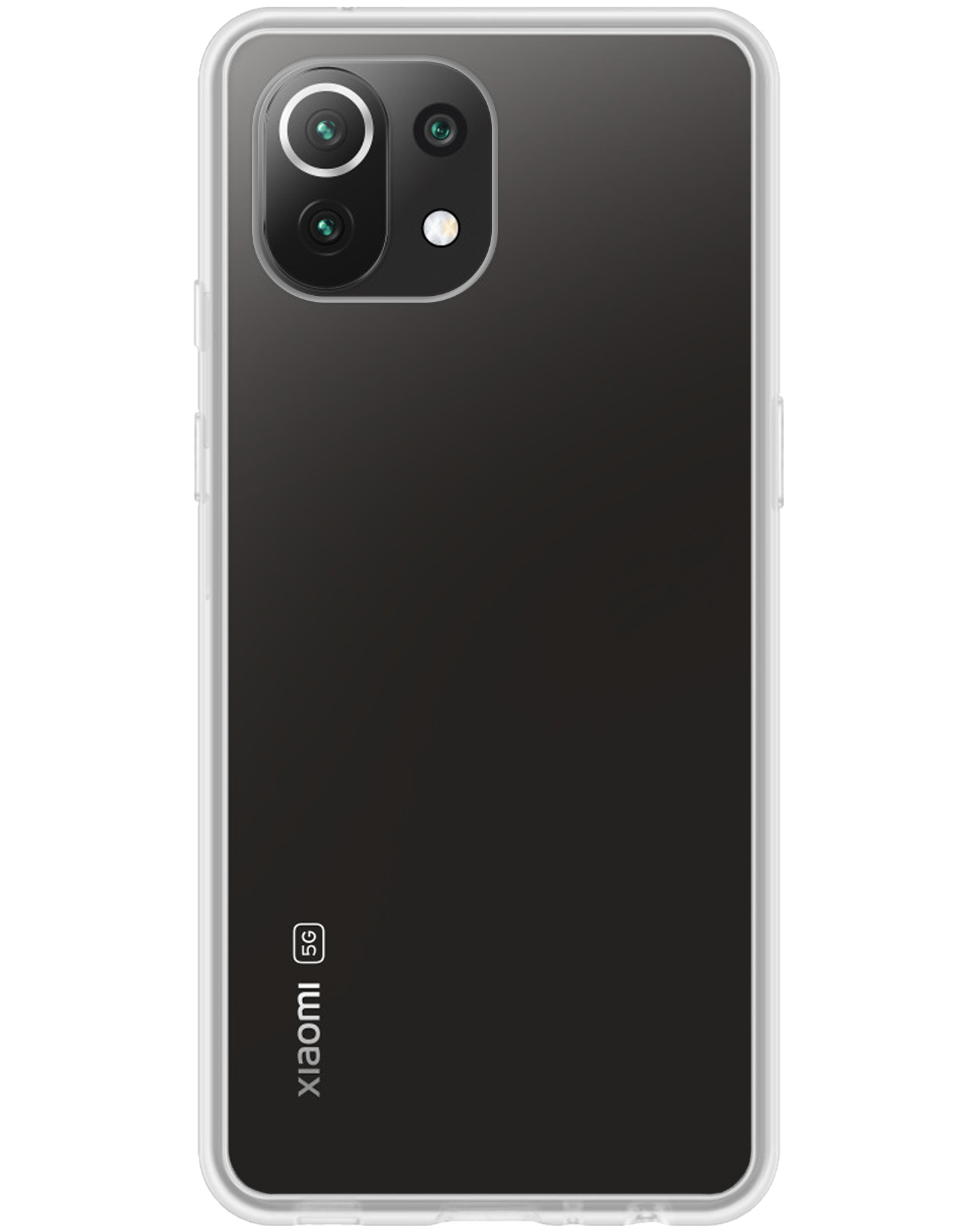 NoXx Hoes Geschikt voor Xiaomi Mi 11 Hoesje Cover Siliconen Back Case Hoes - Transparant
