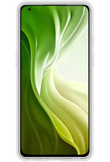 BASEY. Hoes Geschikt voor Xiaomi Mi 11 Hoesje Siliconen Back Cover Case - Hoesje Geschikt voor Xiaomi Mi 11 Hoes Cover Hoesje - Transparant - 2 Stuks