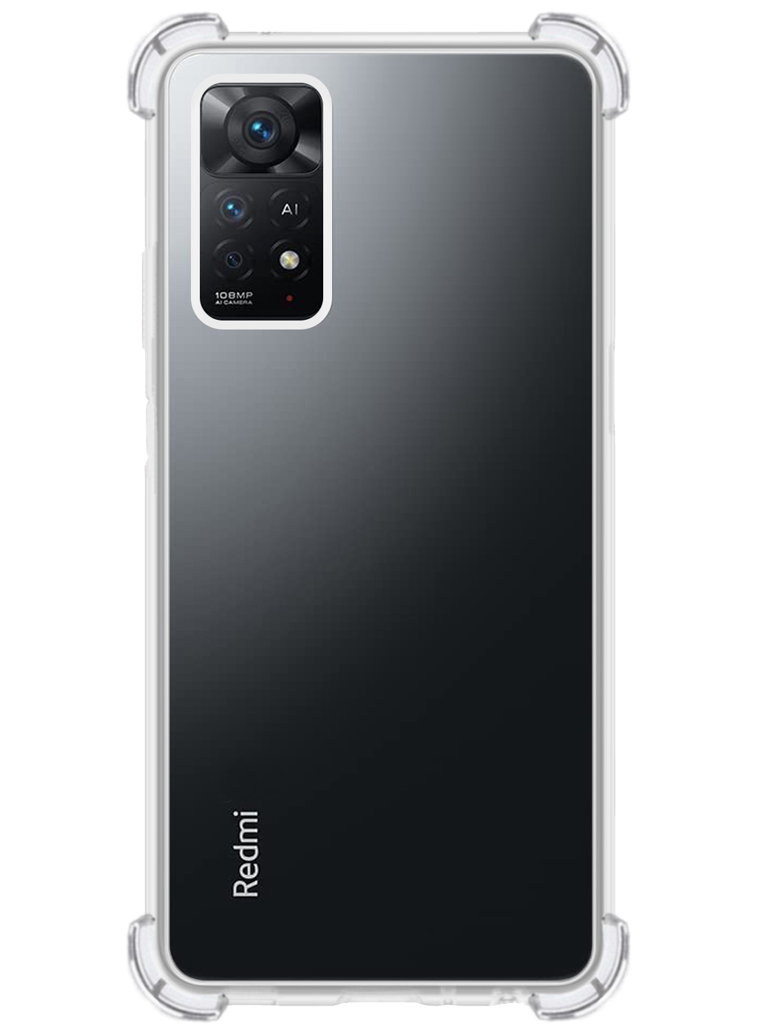 NoXx Hoes Geschikt voor Xiaomi Mi 10T Pro Hoesje Siliconen Cover Shock Proof Back Case Shockproof Hoes - Transparant - 2x