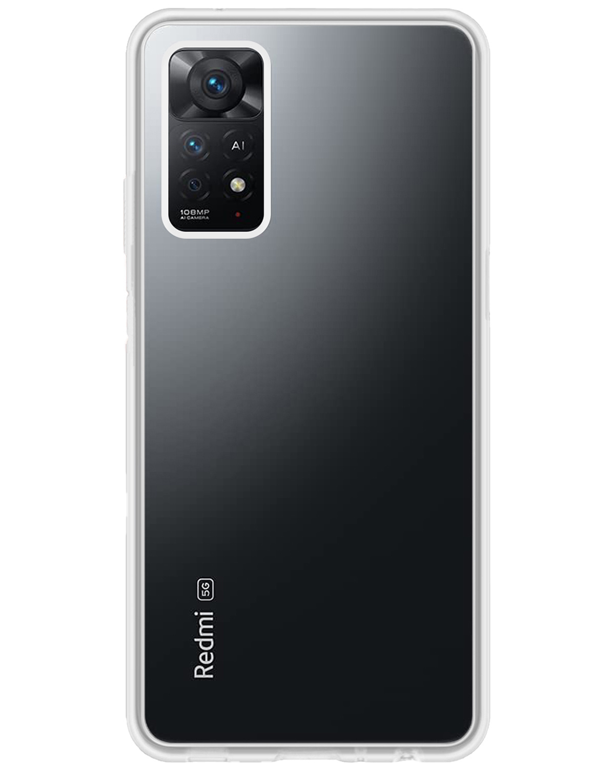 Nomfy Hoesje Geschikt voor Xiaomi Mi 10T Pro Hoesje Siliconen Cover Case - Hoes Geschikt voor Xiaomi Mi 10T Pro Hoes Back Case - Transparant