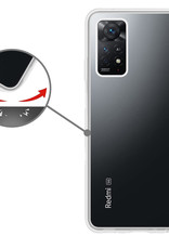 Nomfy Hoesje Geschikt voor Xiaomi Mi 10T Pro Hoesje Siliconen Cover Case - Hoes Geschikt voor Xiaomi Mi 10T Pro Hoes Back Case - Transparant