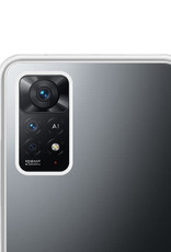 NoXx Hoes Geschikt voor Xiaomi Mi 10T Pro Hoesje Cover Siliconen Back Case Hoes - Transparant - 2x