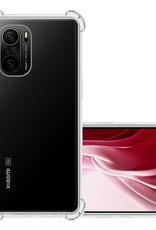 NoXx Xiaomi Poco F3 Hoesje Back Cover Siliconen Case Hoes Shock Proof Extra Stevig - Transparant