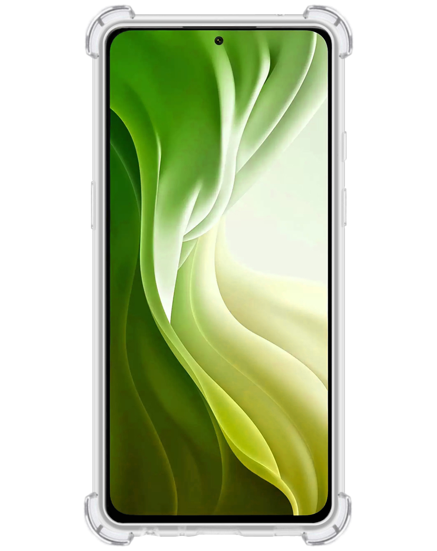 BASEY. Hoes Geschikt voor Poco F3 Hoesje Shock Proof Case Hoes Siliconen - Hoesje Geschikt voor Xiaomi Poco F3 Hoes Cover Shockproof - Transparant - 2 Stuks