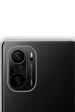 NoXx Xiaomi Poco F3 Hoesje Back Cover Siliconen Case Hoes - Transparant - 2x