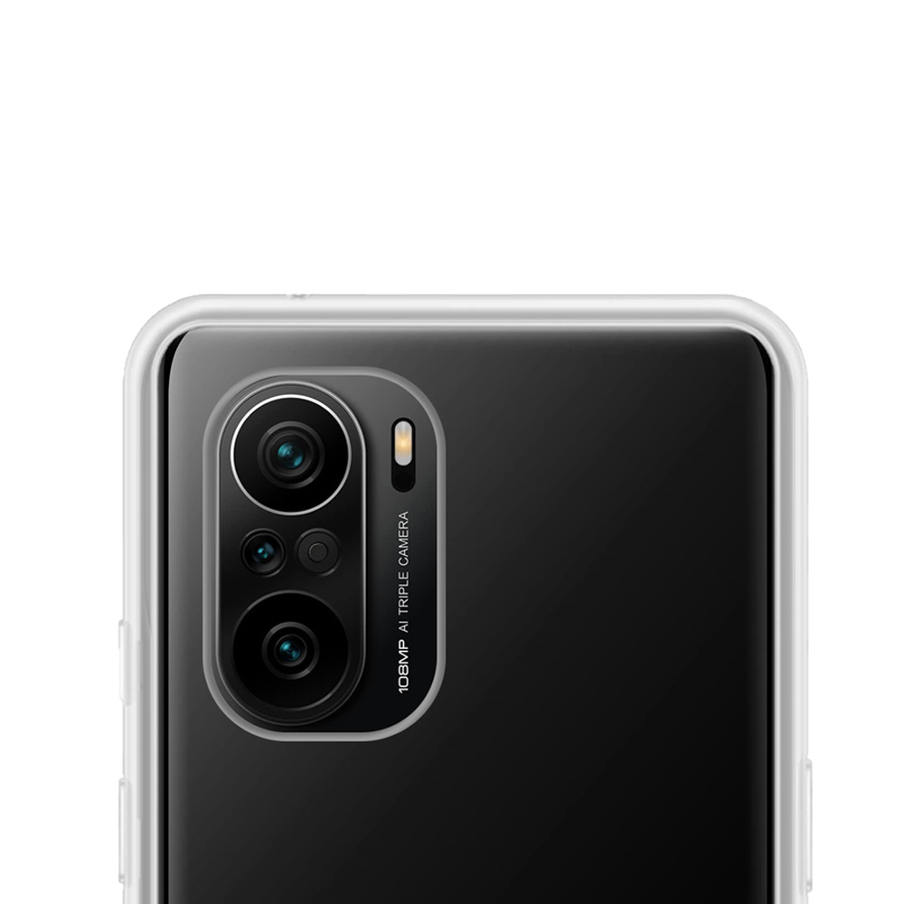 NoXx Xiaomi Poco F3 Hoesje Back Cover Siliconen Case Hoes - Transparant