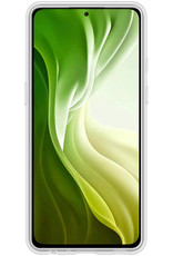 BASEY. Hoes Geschikt voor Poco F3 Hoesje Siliconen Back Cover Case - Hoesje Geschikt voor Xiaomi Poco F3 Hoes Cover Hoesje - Transparant