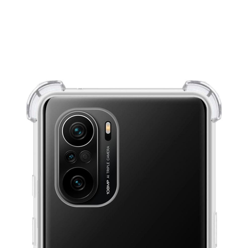NoXx Hoes Geschikt voor Xiaomi Mi 11i Hoesje Siliconen Cover Shock Proof Back Case Shockproof Hoes - Transparant - 2x