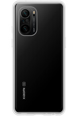 NoXx Hoes Geschikt voor Xiaomi Mi 11i Hoesje Cover Siliconen Back Case Hoes - Transparant - 2x