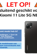 Nomfy Hoesje Geschikt voor Xiaomi 11 Lite 5G NE Hoesje Shock Proof Cover Case Shockproof - Hoes Geschikt voor Xiaomi 11 Lite 5G NE Hoes Siliconen Back Case - Transparant - 2 PACK