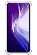 Nomfy Hoesje Geschikt voor Xiaomi 11 Lite 5G NE Hoesje Shock Proof Cover Case Shockproof - Hoes Geschikt voor Xiaomi 11 Lite 5G NE Hoes Siliconen Back Case - Transparant - 2 PACK