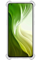 BASEY. Hoes Geschikt voor Xiaomi 11 Lite 5G NE Hoesje Shock Proof Case Hoes Siliconen - Hoesje Geschikt voor Xiaomi 11 Lite 5G NE Hoes Cover Shockproof - Transparant