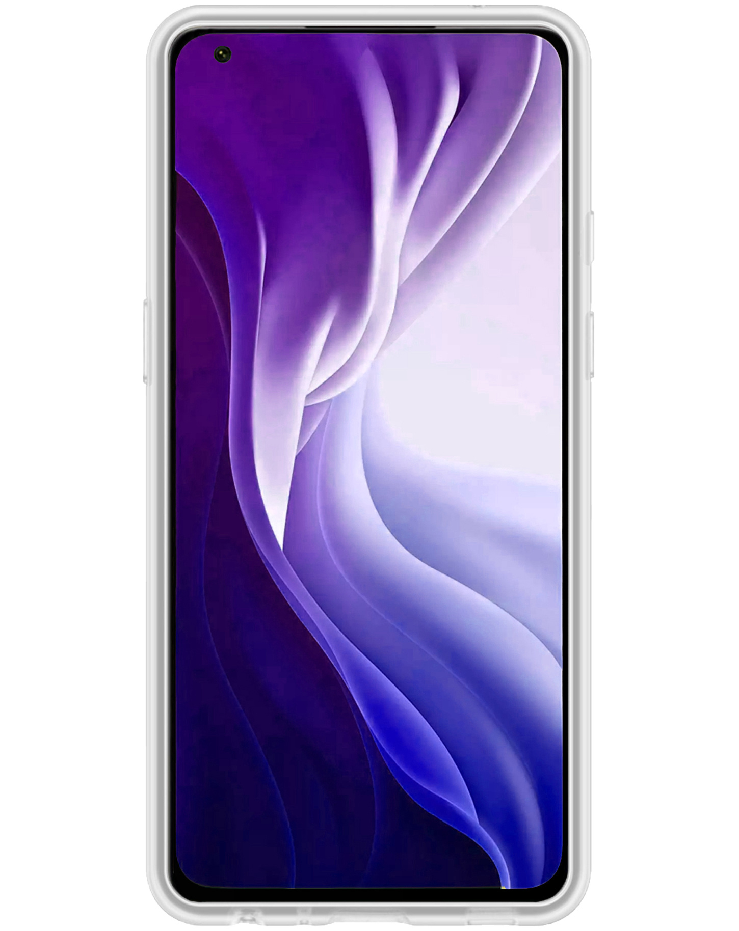 Nomfy Hoesje Geschikt voor Xiaomi 11 Lite 5G NE Hoesje Siliconen Cover Case - Hoes Geschikt voor Xiaomi 11 Lite 5G NE Hoes Back Case - Transparant