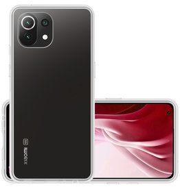NoXx NoXx Xiaomi 11 Lite 5G NE Hoesje Siliconen - Transparant