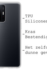 BASEY. Hoes Geschikt voor Xiaomi 11T Pro Hoesje Siliconen Back Cover Case - Hoesje Geschikt voor Xiaomi 11T Pro Hoes Cover Hoesje - Transparant - 2 Stuks