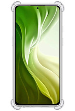 BASEY. Hoes Geschikt voor Xiaomi 11T Hoesje Shock Proof Case Hoes Siliconen - Hoesje Geschikt voor Xiaomi 11T Hoes Cover Shockproof - Transparant - 2 Stuks