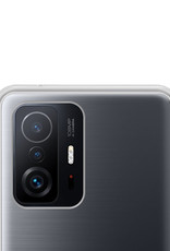 NoXx Hoes Geschikt voor Xiaomi 11T Hoesje Cover Siliconen Back Case Hoes - Transparant