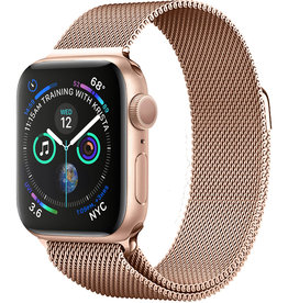 NoXx NoXx Apple Watch 7 Bandje Milanees (41 mm) - Rose Goud