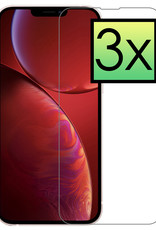 NoXx Screenprotector Geschikt voor iPhone 13 Screenprotector Tempered Glass Gehard Glas Full Screen Display Cover - 3x