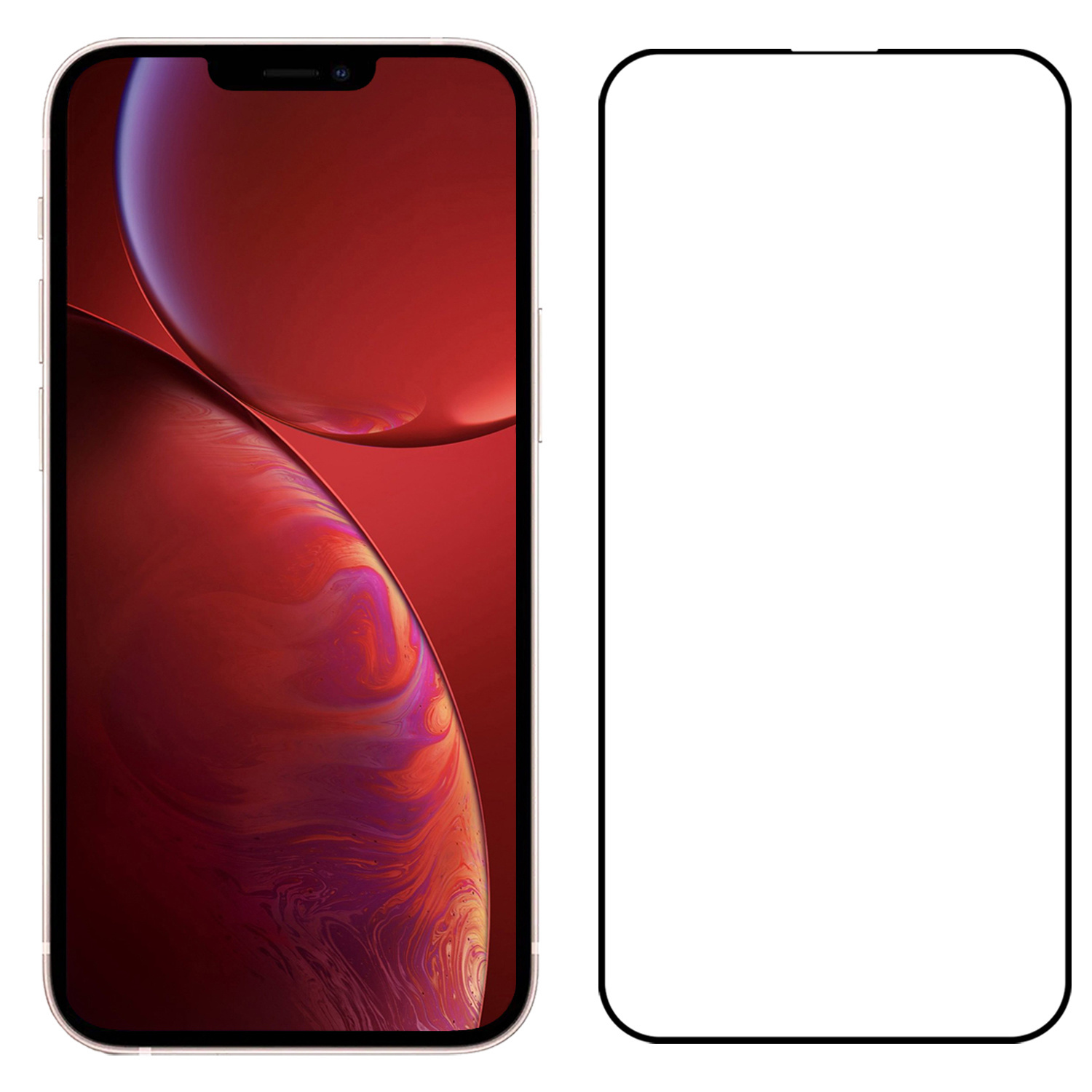 NoXx Screenprotector Geschikt voor iPhone 13 Pro Screenprotector Tempered Glass Gehard Glas Full Cover - 2x