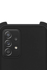 Samsung Galaxy A52 Hoesje Zwart Cover Shock Proof Case Hoes