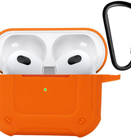 Nomfy Nomfy Siliconen Hoesje Voor Apple AirPods 3 - Oranje