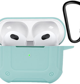 Nomfy Nomfy Siliconen Hoesje Voor Apple AirPods 3 - Mintgroen