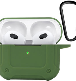 Nomfy Nomfy Siliconen Hoesje Voor Apple AirPods 3 - Groen