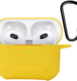 Nomfy Nomfy Siliconen Hoesje Voor Apple AirPods 3 - Geel