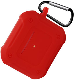 NoXx NoXx Siliconen Hoesje Voor Apple AirPods 3 - Rood