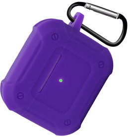 NoXx NoXx Siliconen Hoesje Voor Apple AirPods 3 - Paars