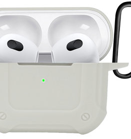 BASEY. BASEY. Siliconen Hoesje Voor Apple AirPods 3 - Wit