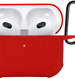 BASEY. BASEY. Siliconen Hoesje Voor Apple AirPods 3 - Rood