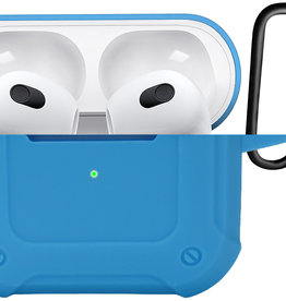 BASEY. BASEY. Siliconen Hoesje Voor Apple AirPods 3 - Lichtblauw