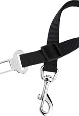 BASEY. Hondenriem Autogordel Hondentuig Verstelbare Hondengordel - Zwart