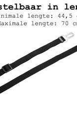 BASEY. Hondenriem Autogordel Hondentuig Verstelbare Hondengordel - Zwart