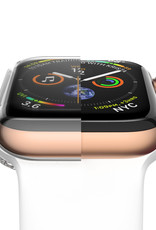 Geschikt Voor Apple Watch 7 Hoes Siliconen 45 mm - Hoes Voor Apple Watch Siliconen Case - Geschikt Voor Apple Watch 7 Hoesje Transparant - 2 stuks