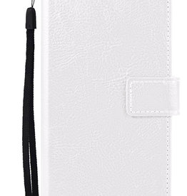 Nomfy Nomfy Samsung Galaxy M22 Hoesje Bookcase - Wit