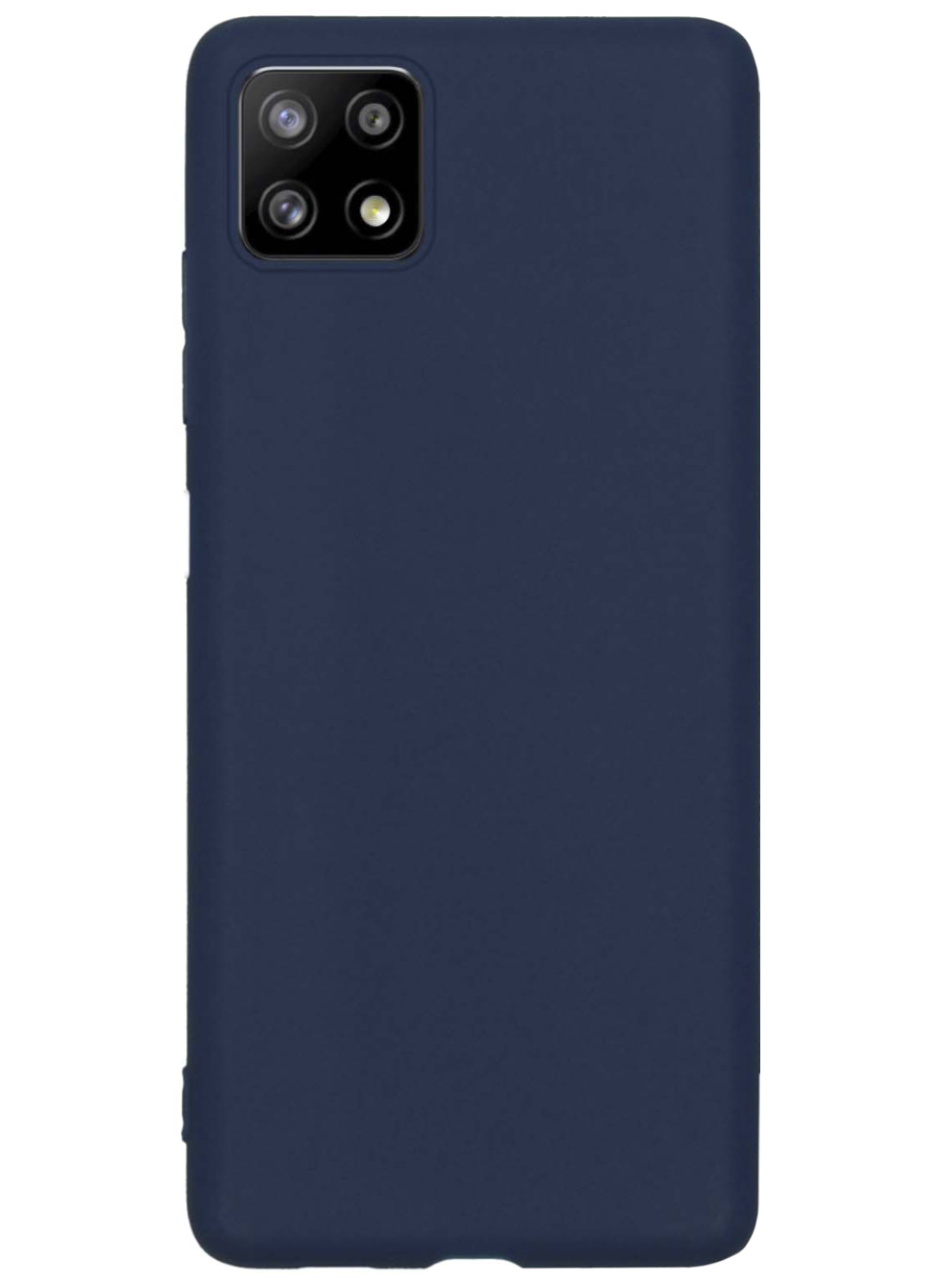 Nomfy Hoesje Geschikt voor Samsung M22 Hoesje Siliconen Cover Case - Hoes Geschikt voor Samsung Galaxy M22 Hoes Back Case - Donkerblauw