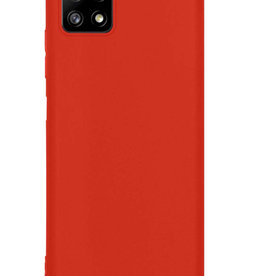 Nomfy Nomfy Samsung Galaxy M22 Hoesje Siliconen - Rood