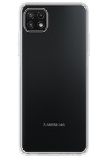 Nomfy Hoesje Geschikt voor Samsung M22 Hoesje Siliconen Cover Case - Hoes Geschikt voor Samsung Galaxy M22 Hoes Back Case - Transparant