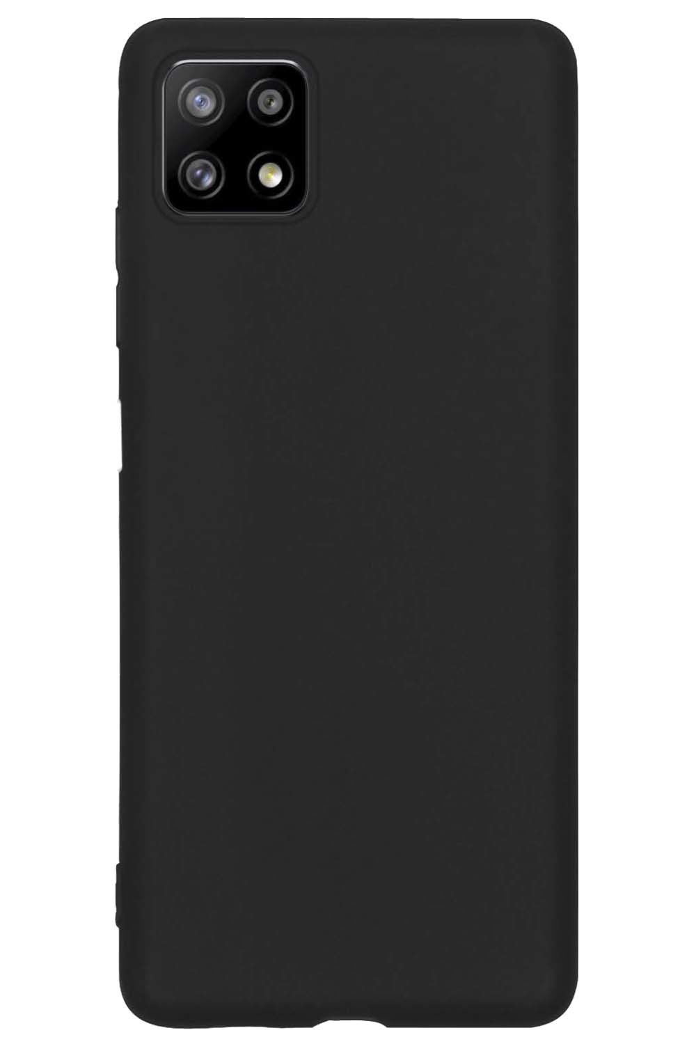 NoXx Hoes Geschikt voor Samsung M22 Hoesje Cover Siliconen Back Case Hoes - Zwart - 2x