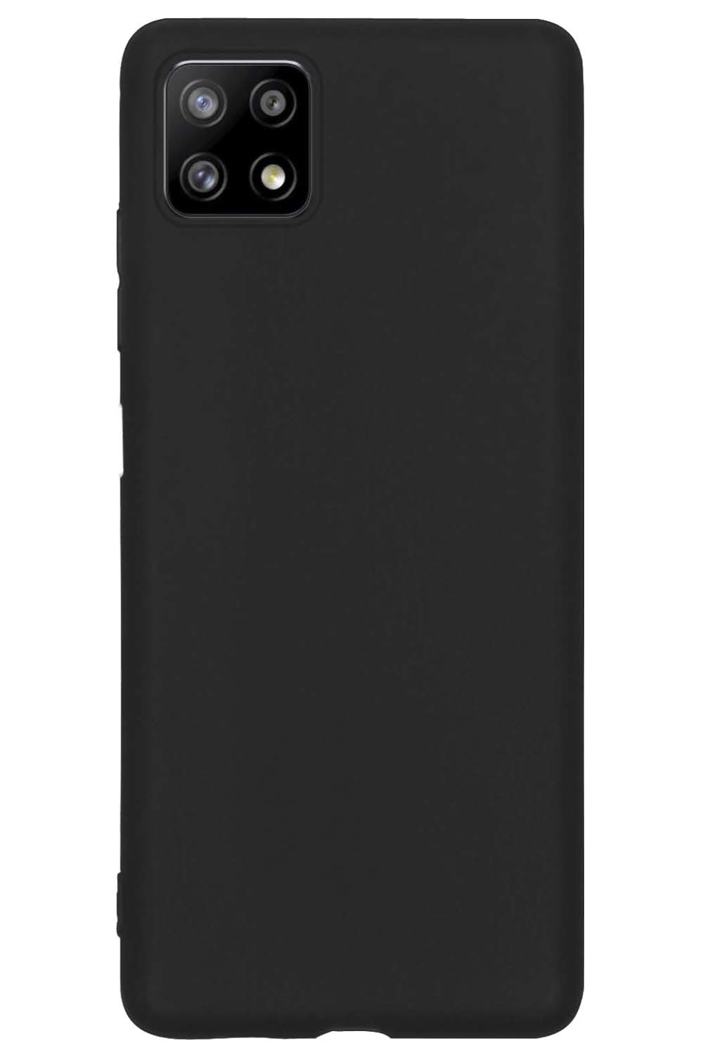 NoXx Hoes Geschikt voor Samsung M22 Hoesje Cover Siliconen Back Case Hoes - Zwart