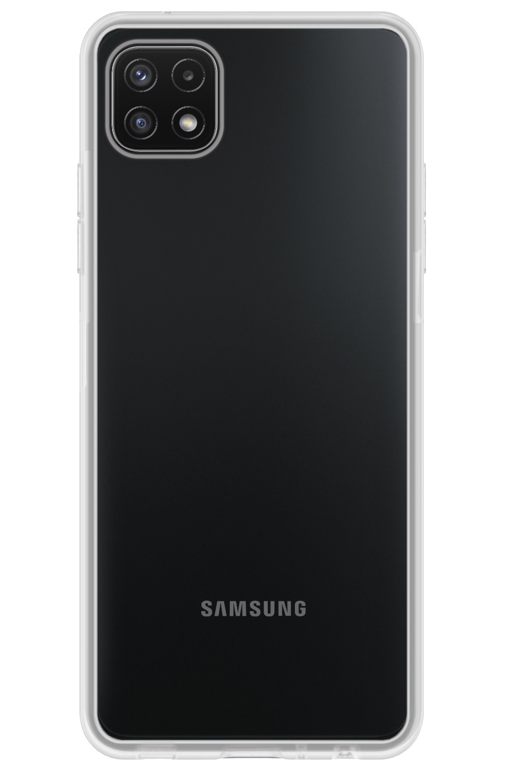 BASEY. Hoes Geschikt voor Samsung M22 Hoesje Siliconen Back Cover Case - Hoesje Geschikt voor Samsung Galaxy M22 Hoes Cover Hoesje - Transparant - 2 Stuks