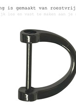 BASEY. Sleutelhanger Touw Koord Sleutelhanger - Touw Sleutelhanger Wit